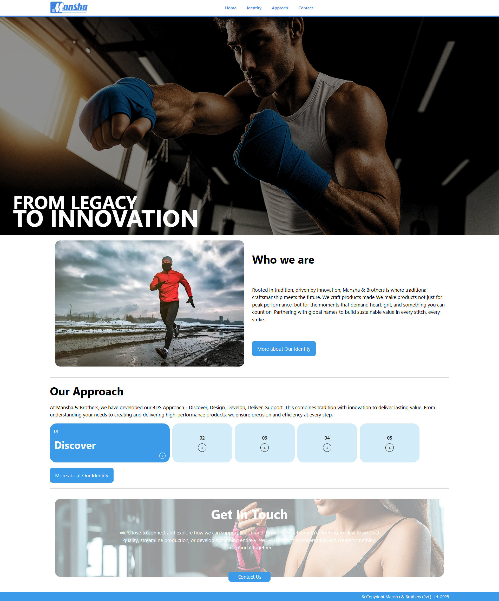 Mansha & Brothers landing